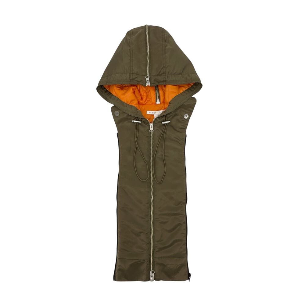 VERONICA BEARD Oakleigh Hooded Dickey in Army Green